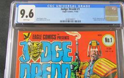 Judge Dredd #1 (1983) Key 1st Appearance/ Eagle Comics CGC 9.6