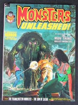 Monsters Unleashed #3 (1973) Bronze Age Marvel/ Origin of Man-Thing