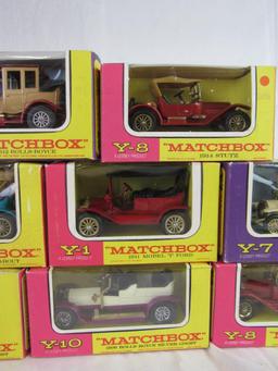 Lot (14) Vintage 1970's Matchbox Models of Yesteryear Diecast MIB