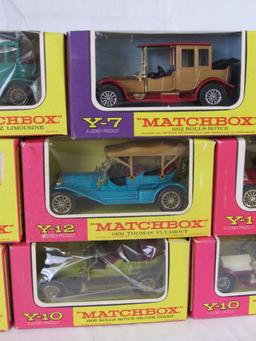 Lot (14) Vintage 1970's Matchbox Models of Yesteryear Diecast MIB