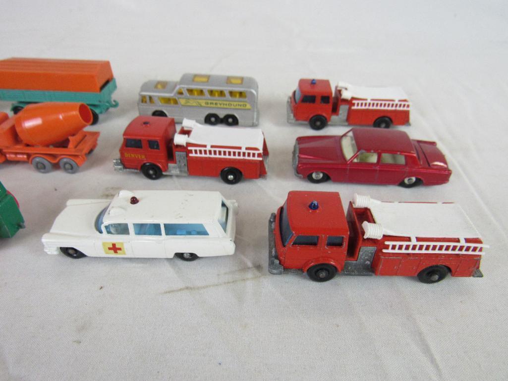 Lot (12) Vintage 1960's Regular Wheels Matchbox