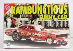 Polar Lights 1:25 Scale NHRA Gene Snow's Rambunctious Funny Car Model Kit Sealed