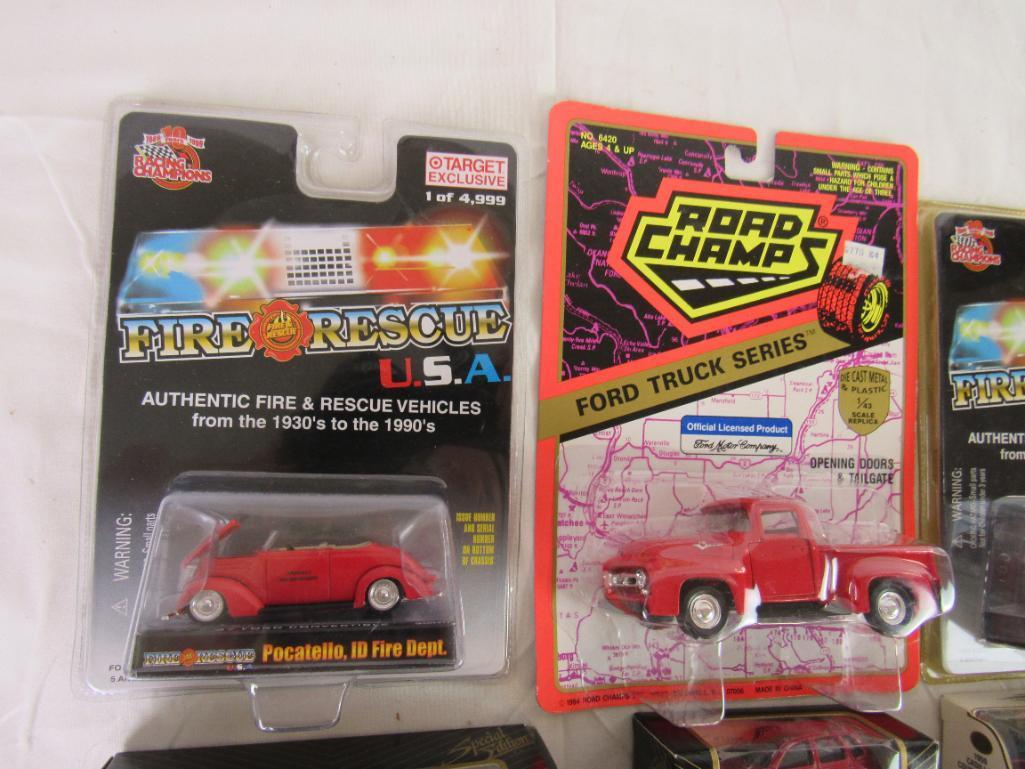 Grouping of Asst. Diecast- Corgi Volkswagen Bus, Dinky, Maisto, Road Champs