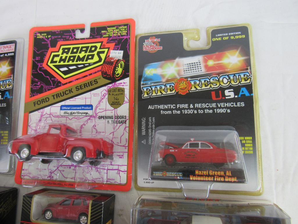 Grouping of Asst. Diecast- Corgi Volkswagen Bus, Dinky, Maisto, Road Champs