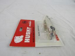 Vintage 1960's Husky 1:64 Diecast No. 18 Plated Jaguar MK 10 Sealed MOC