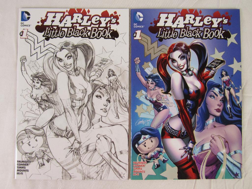 Harley's Little Black Book #1 (2016) J. Scott Cambell Color & Sketch Variants