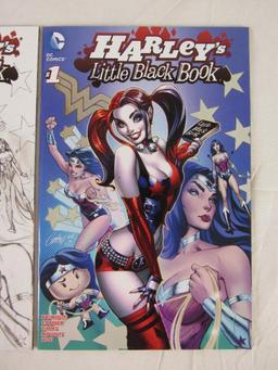Harley's Little Black Book #1 (2016) J. Scott Cambell Color & Sketch Variants
