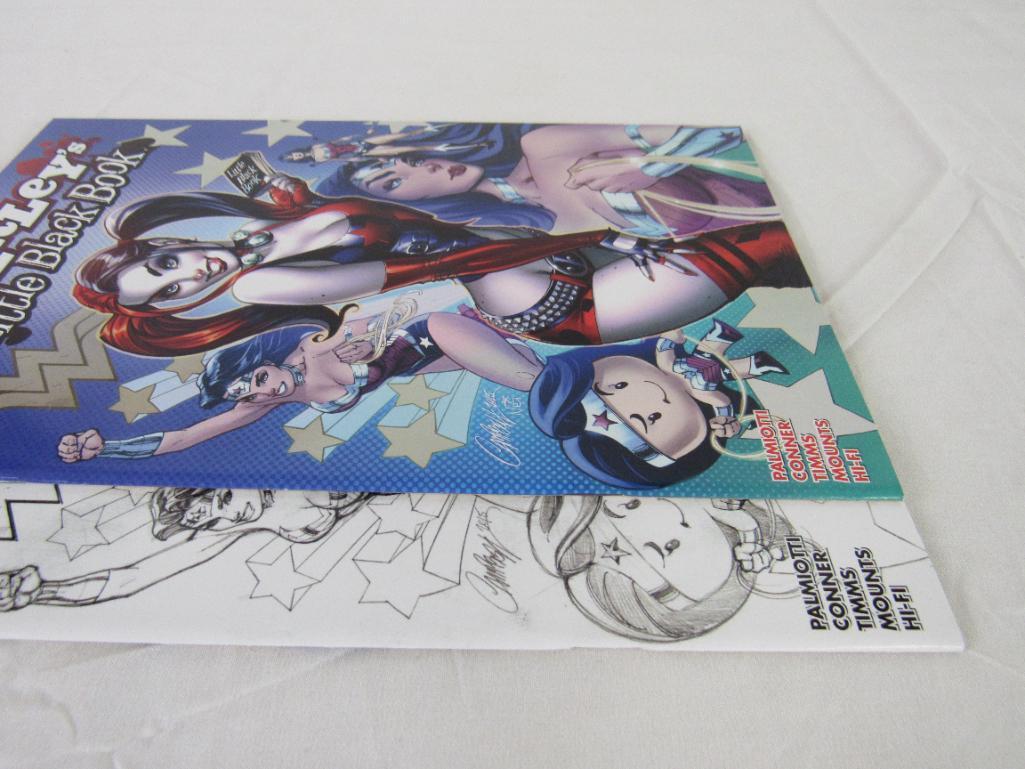 Harley's Little Black Book #1 (2016) J. Scott Cambell Color & Sketch Variants