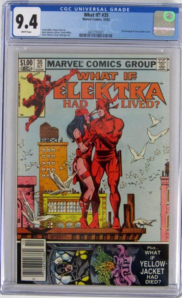 What If #35 (1982) "Elektra had Lived?" Bronze Age Newsstand Marvel CGC 9.4