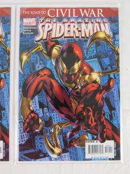 (2) Amazing Spider-Man #529 (2006) Key 1st App. Iron Spider