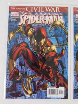 (2) Amazing Spider-Man #529 (2006) Key 1st App. Iron Spider