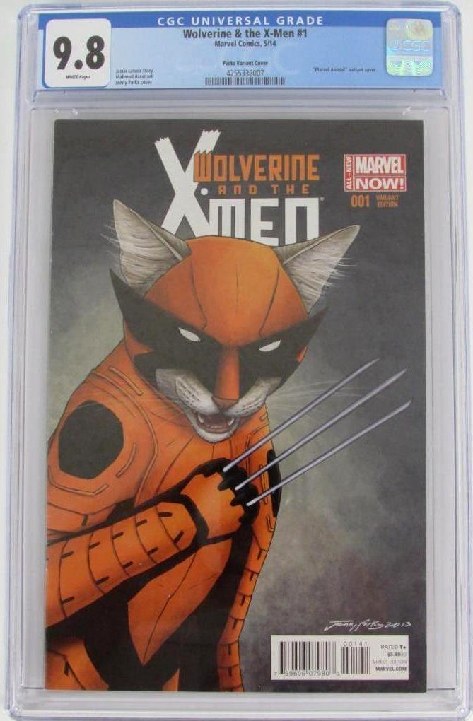 Wolverine & The X-Men #1 (2014) Jenny Parks "Animal" Variant CGC 9.8