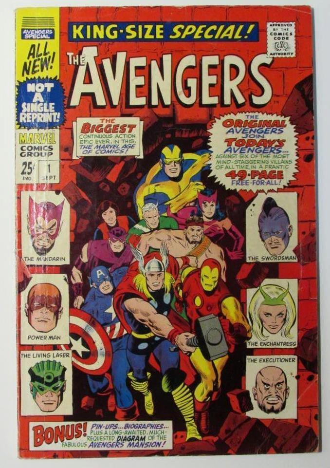 Avengers Annual #1 (1967) Silver Age Key issue