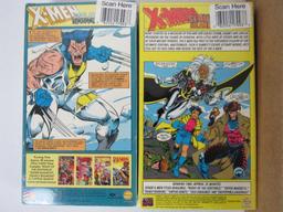 Lot (9) Vintage 1990's X-Men VHS Tapes SEALED!