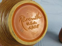 Antique Roseville Pottery Bushberry Ice Lip Pitcher w/ Mug