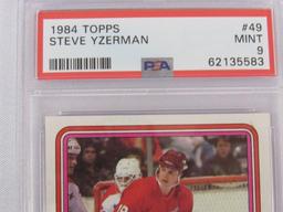 1984-85 Topps #49 Steve Yzerman RC Rookie Card PSA 9 MINT