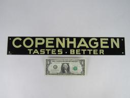 Antique Copenhagen Tobacco Tin Advertising Sign