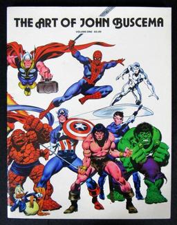 The Art of John Buscema Vol. 1 (1978) B&W Illustrations and interview RARE