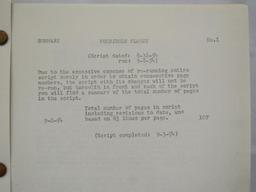 Forbidden Planet (1972) MGM Script w/MGM Stamp