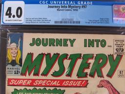 Journey Into Mystery #97 (1963) Early Thor/ KEY 1st Surtur & Ymir CGC 4.0