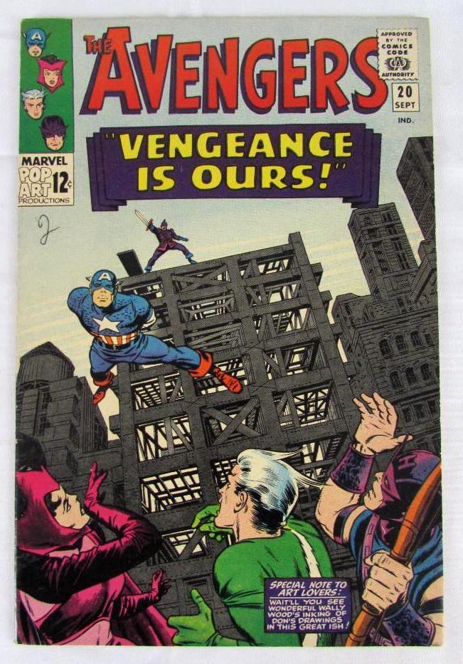 Avengers #20 (1965) Silver Age Marvel