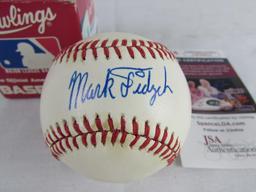 Mark "The Bird" Fidrych Signed OAL Rawlings Baseball w/ JSA COA