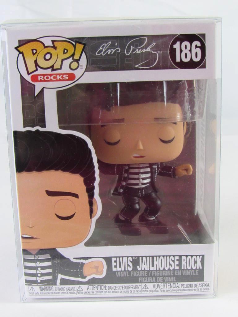 Set + 1 (4) Funko Pop Rock #186-188 Elvis Presley Figures MIB