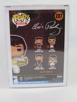 (2) Funko Pop Rock #287 Elvis Presley Pharaoh Suit w/ Amazon Diamond Variant MIB