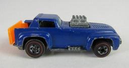 Vintage 1970 Hot Wheels Redline Enamel Short Order- Blue/ Hong Kong