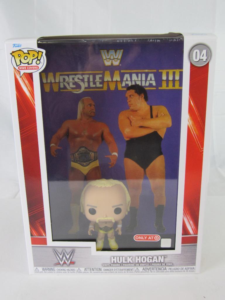 Target Exclusive Funko Pop Wrestle Mania III #03 & 04 Hulk Hogan & Andre the Giant Figure Set MIB