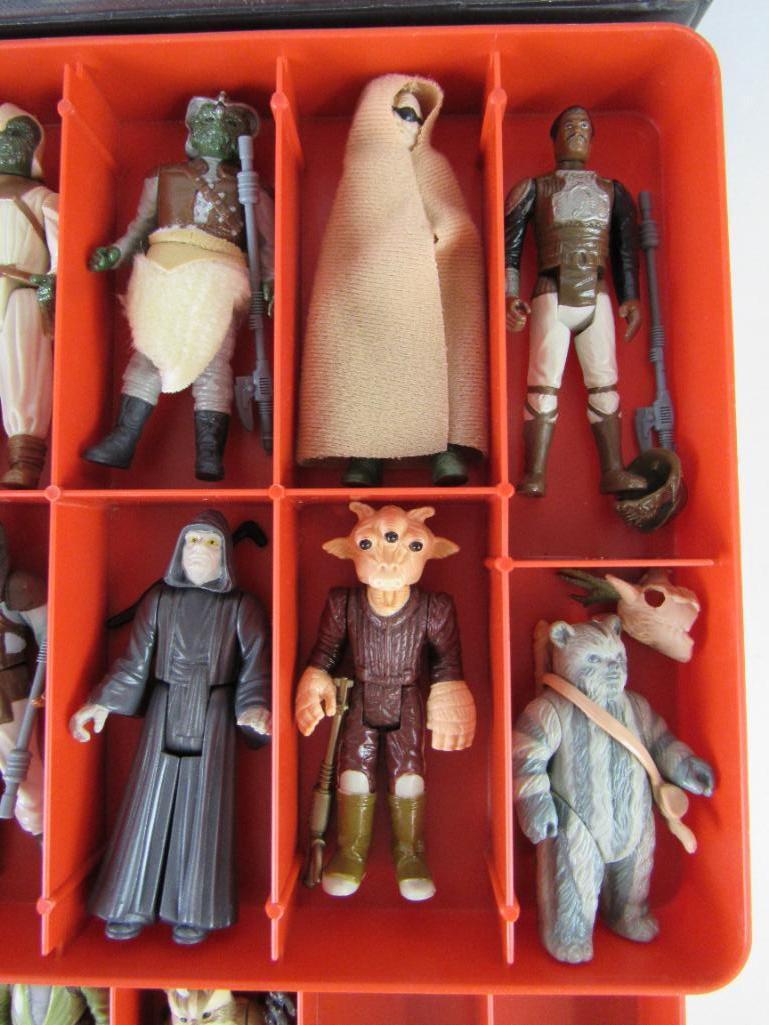 Outstanding Lot (14) Vintage Loose Complete Star Wars Action Figures in 1982 Empire Case