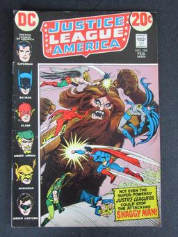 Justice League of America Early Bronze Age Lot #99, 100, 101, 104, 114