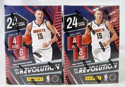 Lot (2) 2023-2024 Panini Revolution Basketball Sealed Blaster Boxes- Victor Wembanyama RC Year!