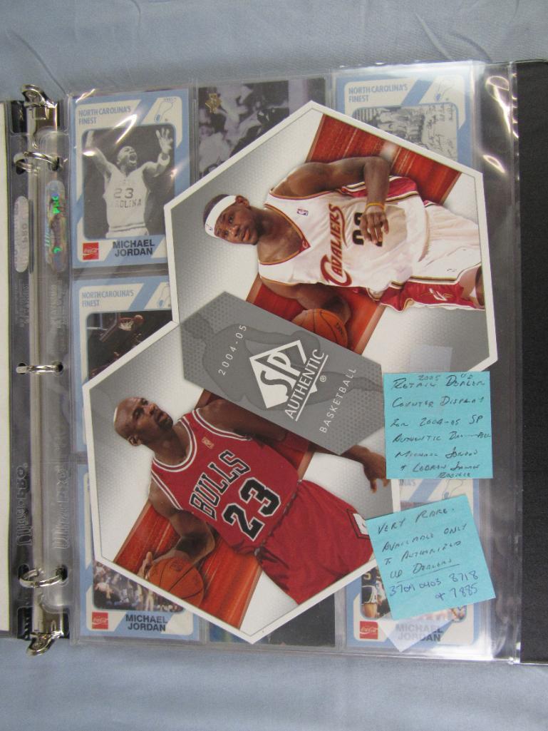 Excellent Michael Jordan Basketball & Baseball Card Lot w/ Inserts & Promos