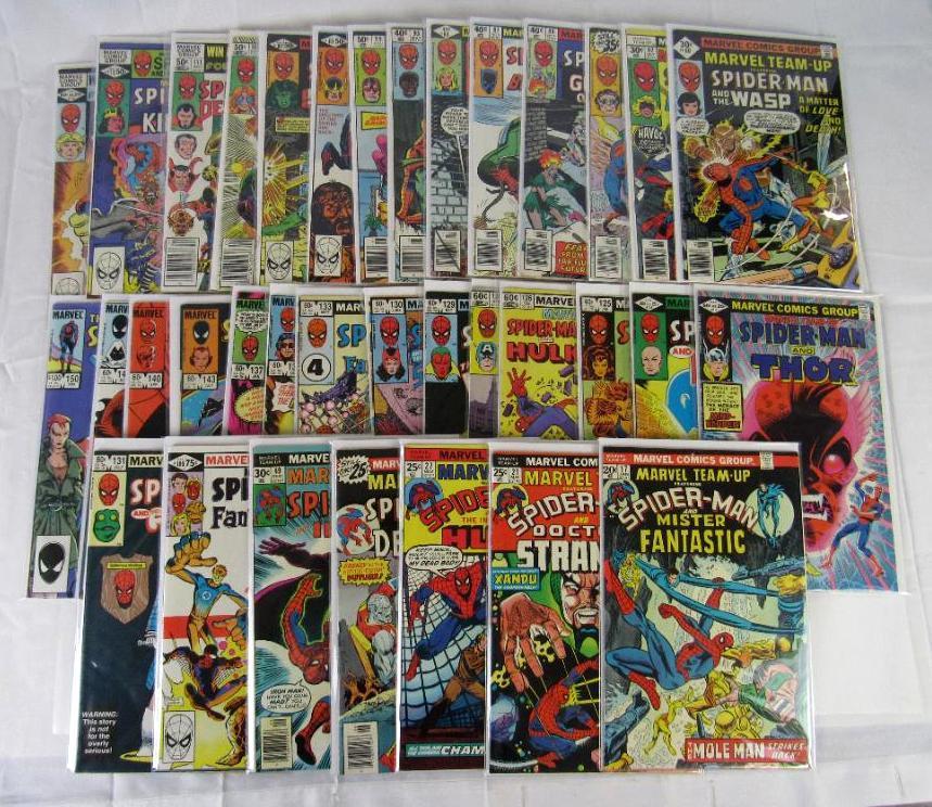 Marvel Team-Up Bronze Age Spider-Man Lot (35 Diff.) #17 through #150