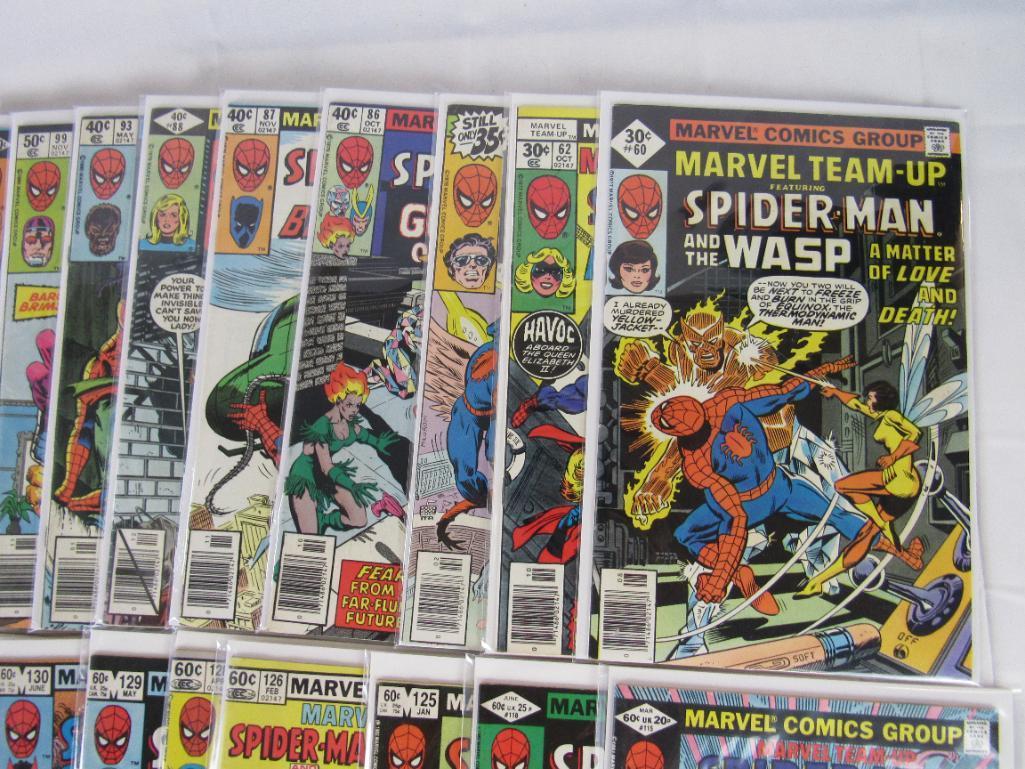 Marvel Team-Up Bronze Age Spider-Man Lot (35 Diff.) #17 through #150