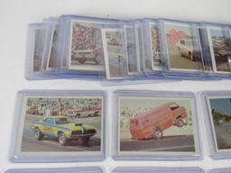 Large Lot (35+) 1971 Fleer Drag Champs AHRA Cards. Sox & Martin, Big John Mazmanian ++