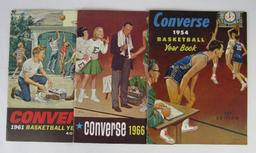 1954, 1961, 1966 Converse College Basketball All-Stars Yearbook Lot