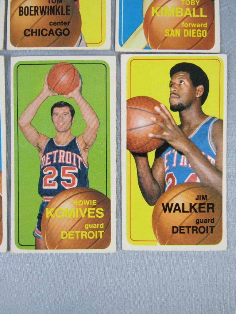 Lot (17) 1970-71 Topps Basketball Cards/ Tall-Boys