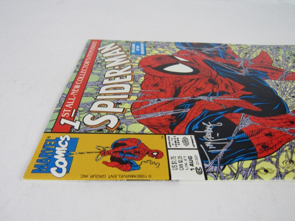 Spider-Man #1 (1990) Signed by Todd McFarlane w/ COA 1st Print Beauty