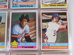 Lot (50+) 1976 Topps Baseball Cards w/ Stars