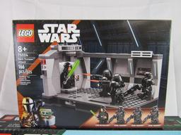 Lot (2) Star Wars Lego Sets MIB. #75324 Dark Trooper Attack & #75325 Mandelorian's N-1 Starfighter