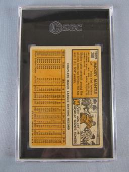 1963 Topps #200 Mickey Mantle SGC 3