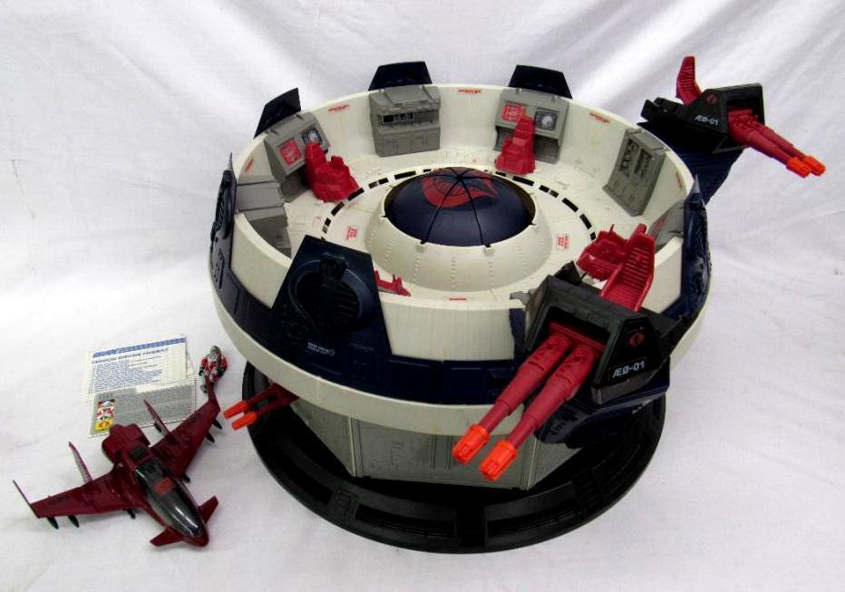 Vintage 1986 Hasbro GI Joe TERROR DROME PLAYSET COMPLETE NICE!