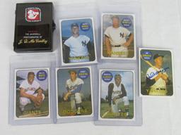 Rare & Outstanding 1986 Sports Design J.D. MaCarthy Baseball Set w/ Signed Joe Dimaggio Auto