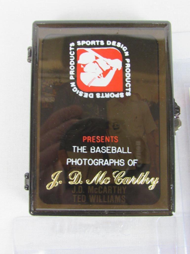 Rare & Outstanding 1986 Sports Design J.D. MaCarthy Baseball Set w/ Signed Joe Dimaggio Auto
