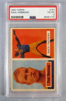 1957 Topps Football #151 Paul Hornung RC Rookie Card PSA 4