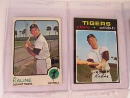 Al Kaline Lot-1959, 1960, 1961, 1969, 1971, 1973 Topps