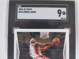 2004-05 Topps #23 LeBron James (2nd Yr. Card) SGC 9 Mint