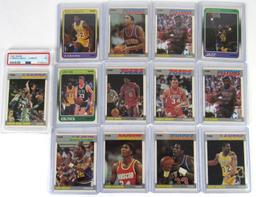 Excellent Lot (13) 1987-88 & 1988-89 Fleer Basketball Super Stars. Bird, Magic, Barkley ++